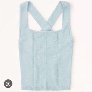 Abercrombie Elevated Ribbed Crossback Tank